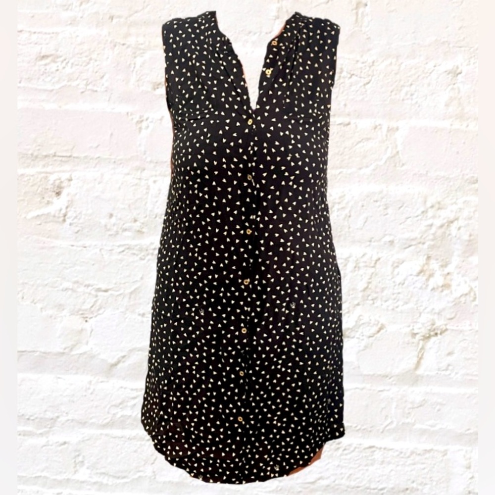 Juicy Couture Black with White Hearts dress. Size Medium